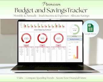 Budget und Ersparnis Tracker | Automatisierter Englisch (Englisch)