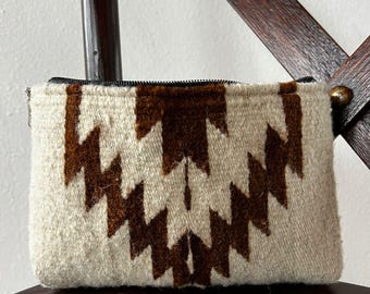Handmade wool pouch • without strap • made in Oaxaca