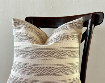 Cotton Cushion Cover • 3 sizes • Color caqui • Handmade in Oaxaca
