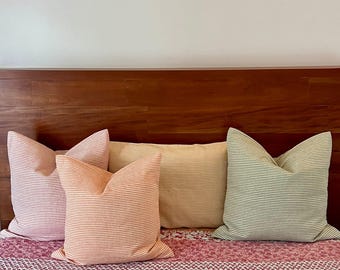 Set of 4 • Cotton Throw pillow Cover • 3 sizes • handmade in Oaxaca