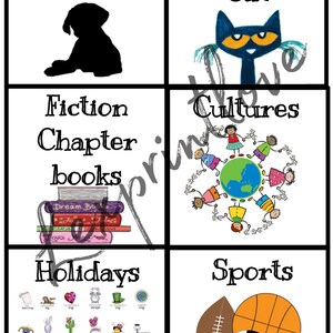 Classroom Library Book Labels