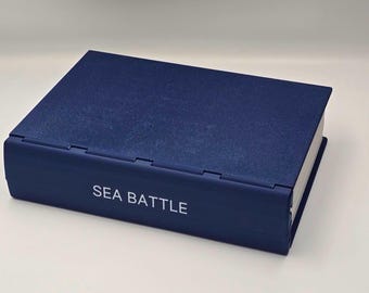 3D Printed Sea Battle Game – Foldable Book Style Board Game | Playbook'd Series