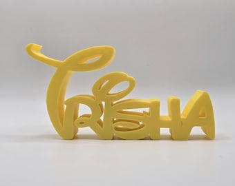 Personalized Desk Name Plate Disney script, office gift, Teacher gift