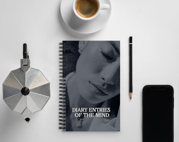 Dotted Page Spiral Notebook: Diary Entries of the Mind