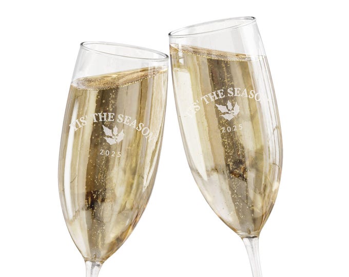 Champagne Glass, 8oz (Engraving)