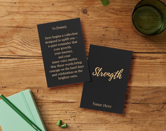Personalized Encouragement Cards
