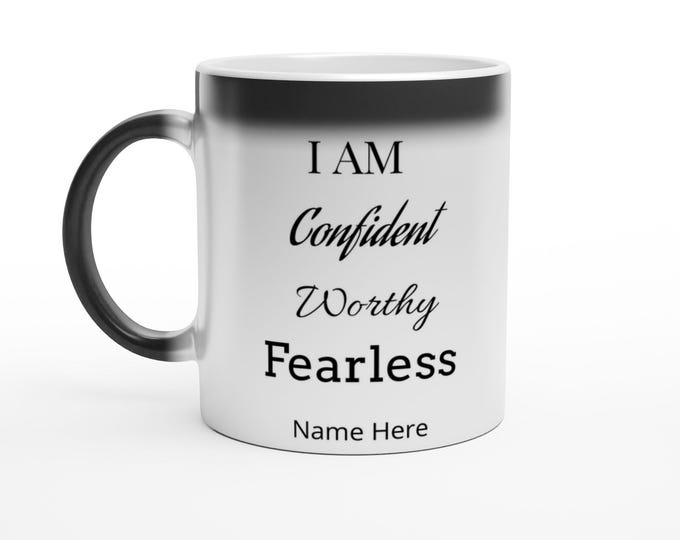 Magic Mug with Secret Message Revealed