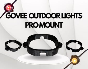 Govee Pro Outdoor Lights 3D-Printed Bracket – Weather-Resistant PETG Mount – Black or White
