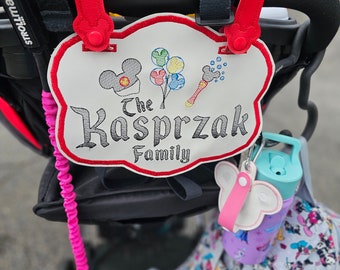 Personalized Stroller ID Tag for your Disney Vacation