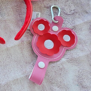 Minnie 3D Flowers Mouse Ear Headband Holder for your Disney Trip