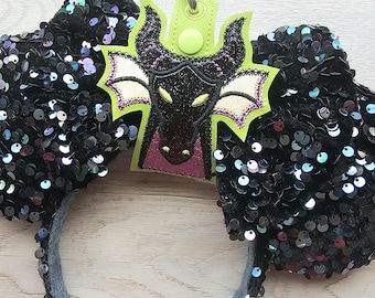 Maleficent Dragon Ear Holder for your Disney Vacation