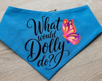 What Would Dolly Do Pet Bandana |  Fundraiser for Imagination Library