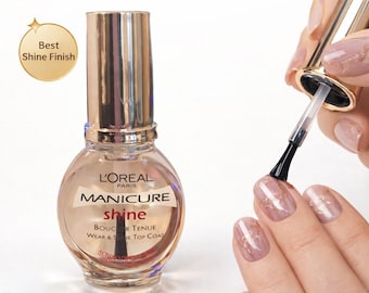 L’Oréal Manicure Shine – Wear & Shine Clear Top Coat | High Gloss Finish