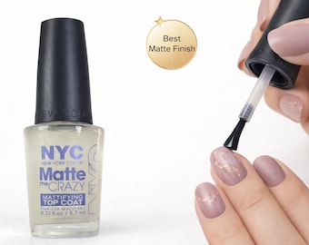 NYC New York Color Matte Top Coat - Sofortiges mattes Nagelfinish