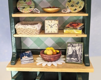 12th scale dollshouse traditional dresser/hutch