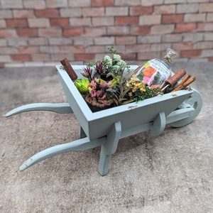 12th scale miniature dollhouse wheelbarrow