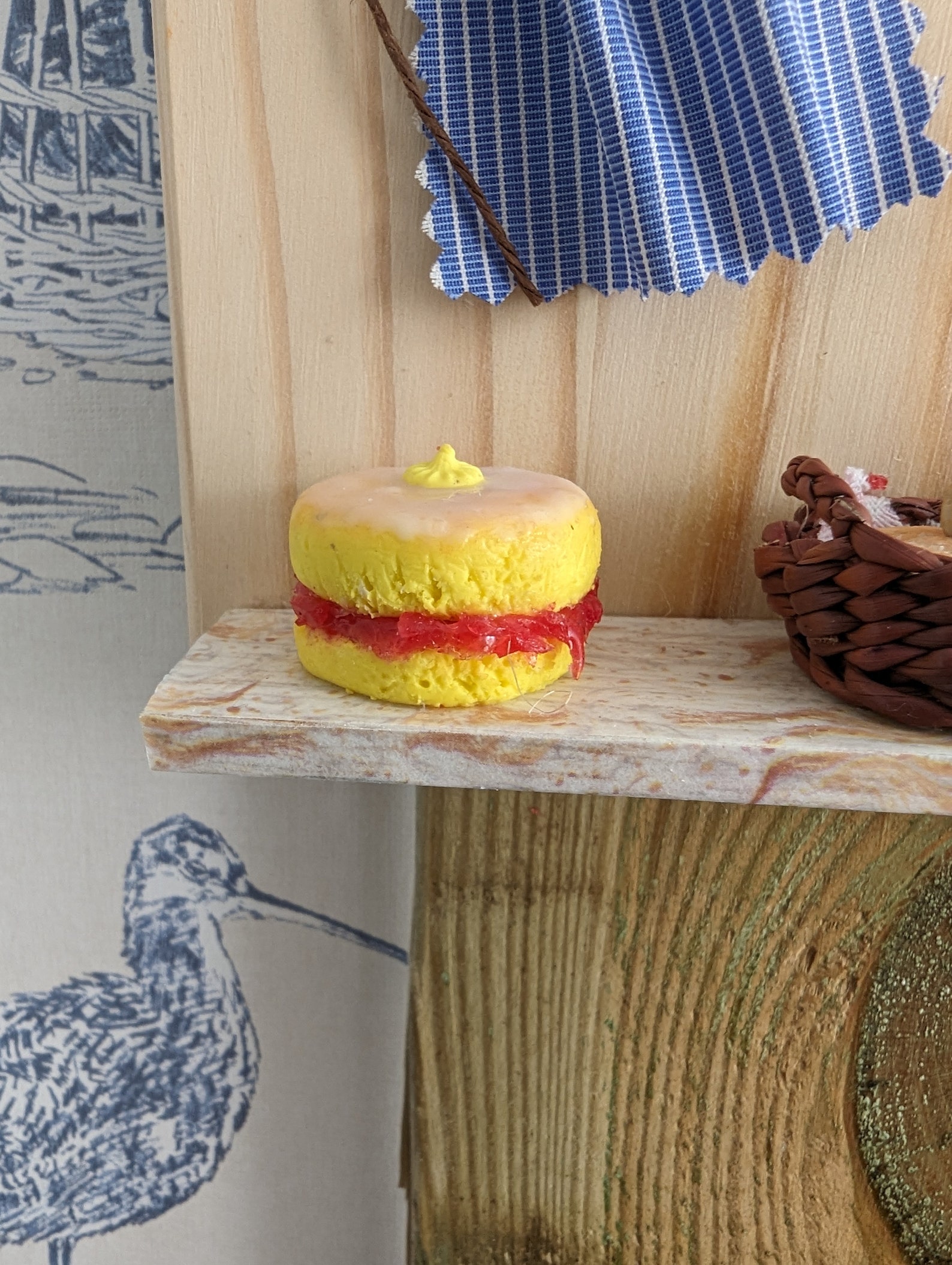 Wall Art Breadboard Display With 12th Scale Handmade Etsy