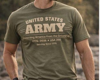 United States Army Logo T-Shirt | USA 250 Anniversary Tee