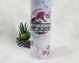 Motherhood Tumbler - Mom Tumbler - Mom Life - Epoxy Free Tumbler - Mother's Day Gift - Marble Tumbler - 20 Ounce - Walk in the Park