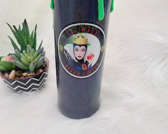 Evil Queen Tumbler - Witch Tumbler - Holographic - Drip Tumbler - Potion Tumbler - Mandy's Joys - Coffee Gifts - Coffee Tumbler