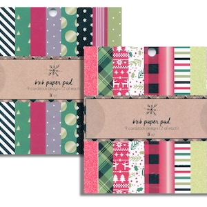 American Crafts 6x6 Christmas Paper Pads - 2 Styles