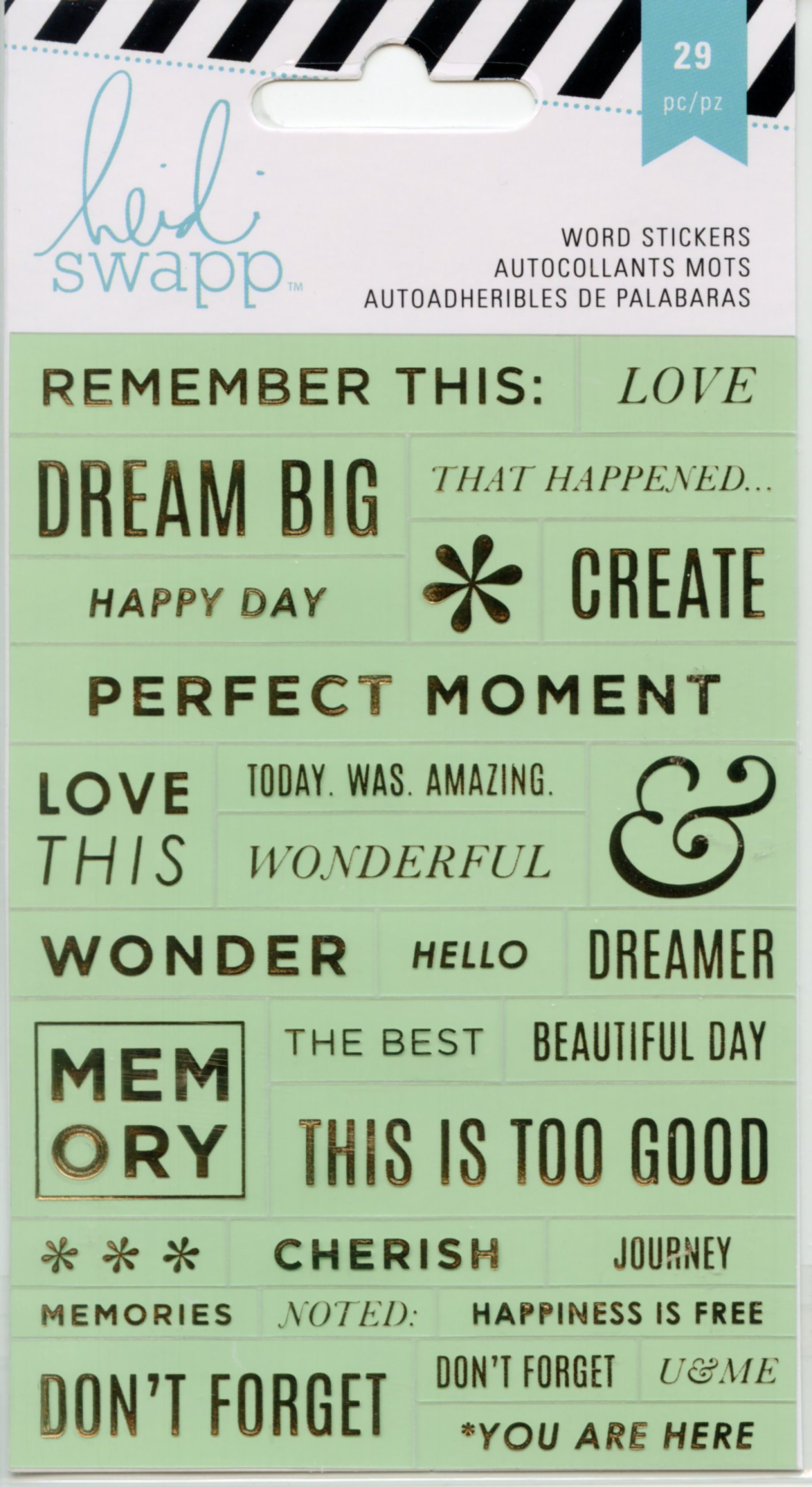 American Crafts Heidi Swapp Tente de réception avec Lettres