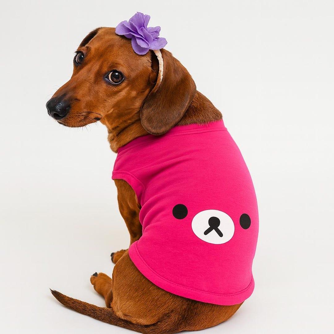 Beaded Pink Pet Tank Top