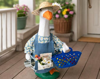 Spring Daisy Gardener Goose Outfit | Porch Decor, Mother's Day Gift