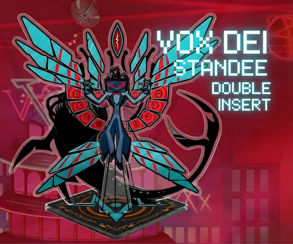 Hazbin Hotel Vox Double Insert Acrylic Standee TV Demon Fanart