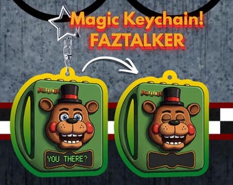 Llavero FNAF Faztalker Magic Lenticular