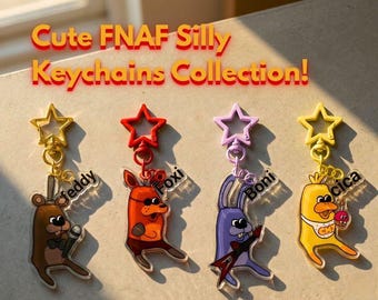 ¡Colección de llaveros tontos y lindos de FNAF!