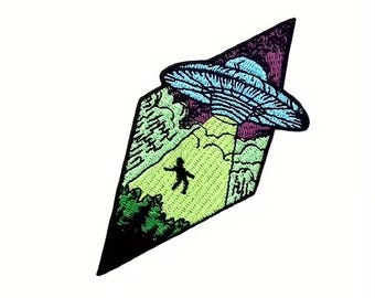 Large-Sized Sci-Fi High-Precision Embroidered Novelty Badges