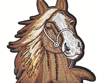 Horse Head Embroidery Patch