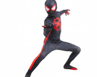 Superhjälte Cosplay-kostym | Spider Verse-inspirerad barndräkt
