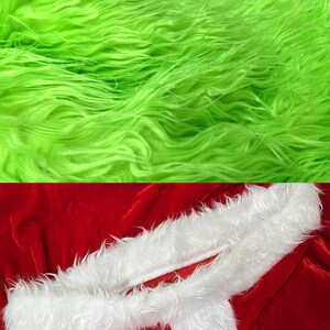 Grinch Adult Santa Costume Set | Funny Green Furry Christmas Cosplay Outfit for Men & Women image 8