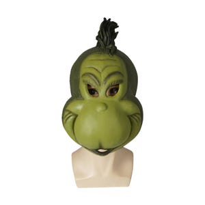 Grinch Adult Santa Costume Set | Funny Green Furry Christmas Cosplay Outfit for Men & Women image 19