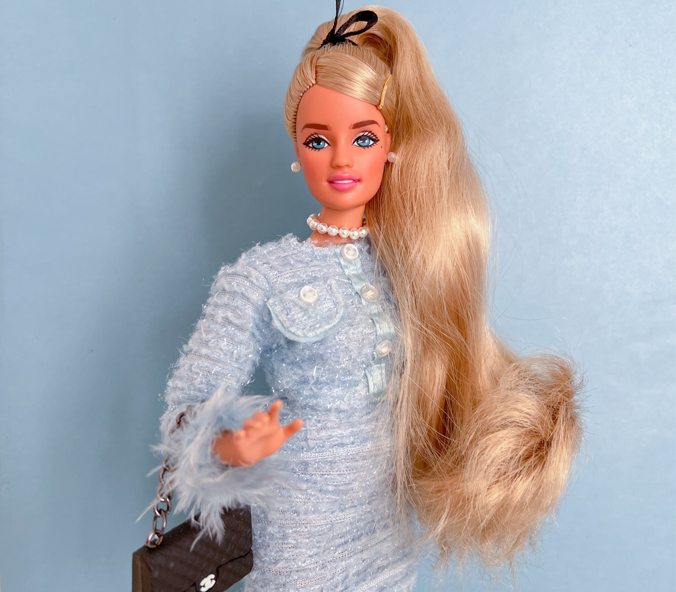 1999 VINTAGE GLAM 'N GROOM TERESA Friend of Barbie & DOG