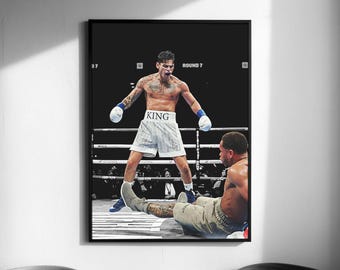 Ryan Garcia Boxing Poster, King Ryan, Sport Wall Art (Digital Download)