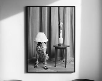 Hide And Seek Poster Print, Wall Art Design, Animal Posters Print, Digital Download