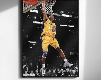 Poster PrintKobe Bryant Dunk v5