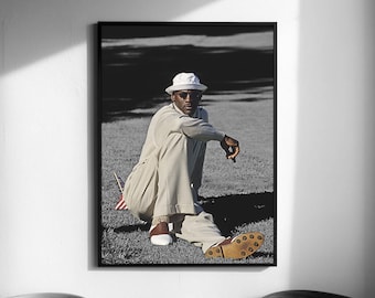 Michael Jordan Golf Chillin Poster, Sport Poster, Vintage Retro Poster (Digital Download)