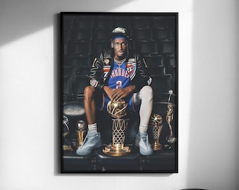 Shai Empire Poster Print, Basketball Wall Art (Digital Download)