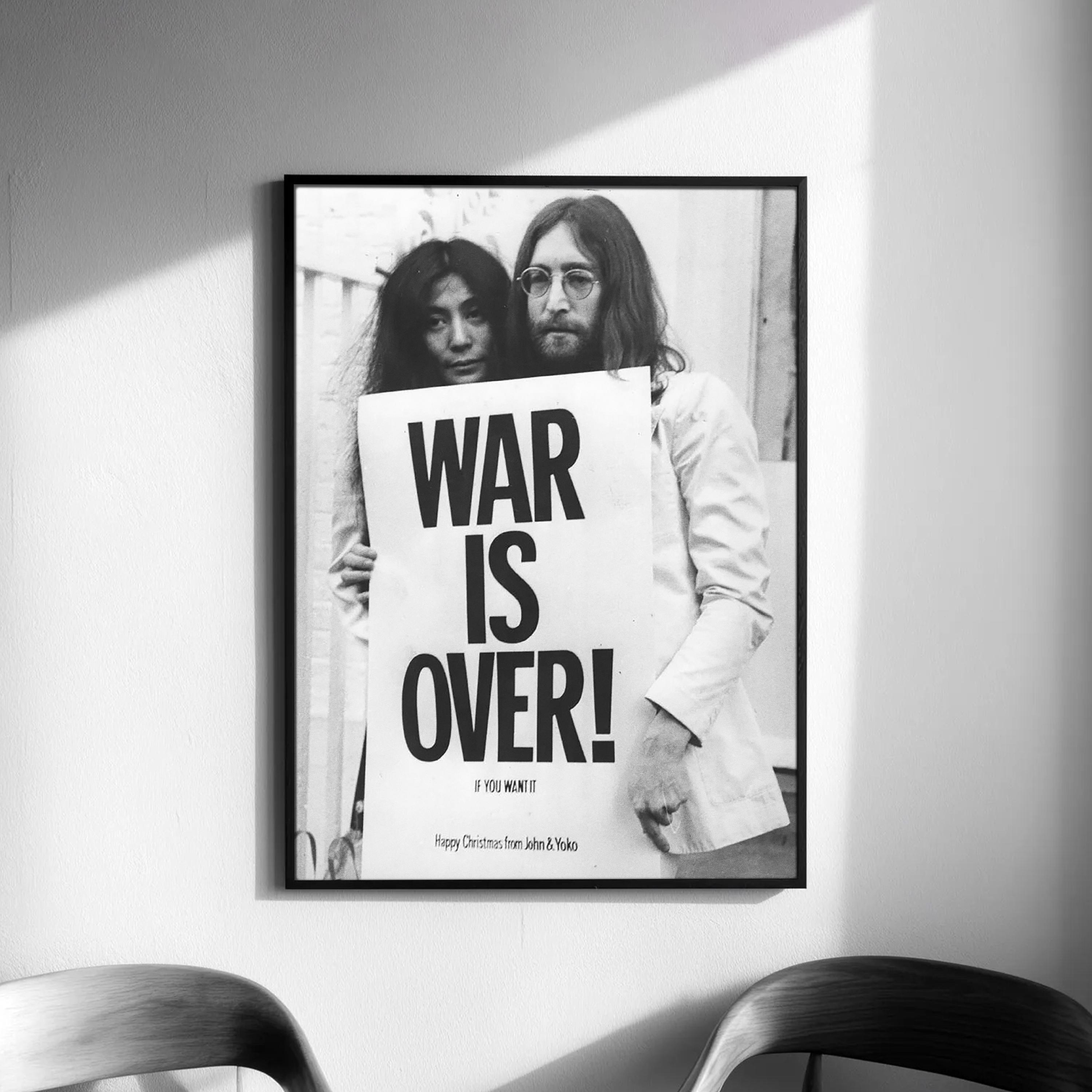 John Lennon War is Over Poster - Etsy