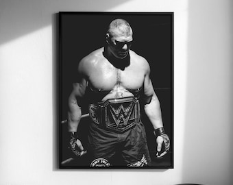 Poster Print Prime Brock Lesnar Poster, Wrestler Sport Wall Art (Digital Download)