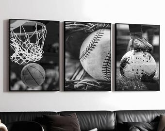 Poster Print Lifestyle Ball Pack PNG, Basketball Art Print Bundle (Digital Download)
