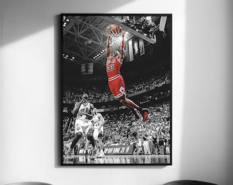 Jordan Dunk V3 Poster, Retro Basketball Art Print (Digital Download)