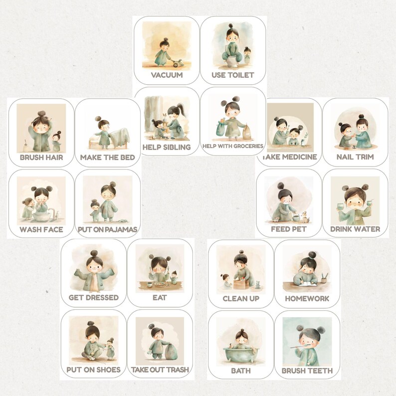 Autism Visual Schedule First Then Board for Toddlers, ADHD Routine ...