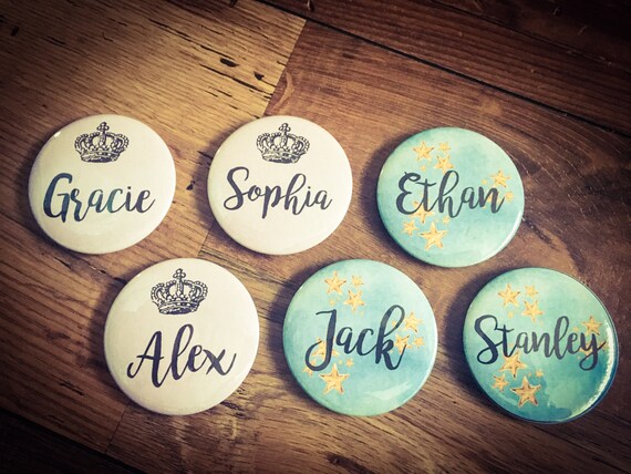 pink black turquoise purple 58mm Personalised Photo Hen Cocktail Style Badges
