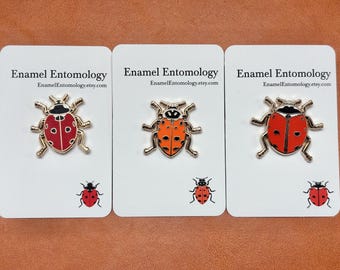 Marienkäfer Emaille Pin 3er-pack