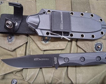 KaBar Ka Bar Ek knives John Ek survival knife and sheath